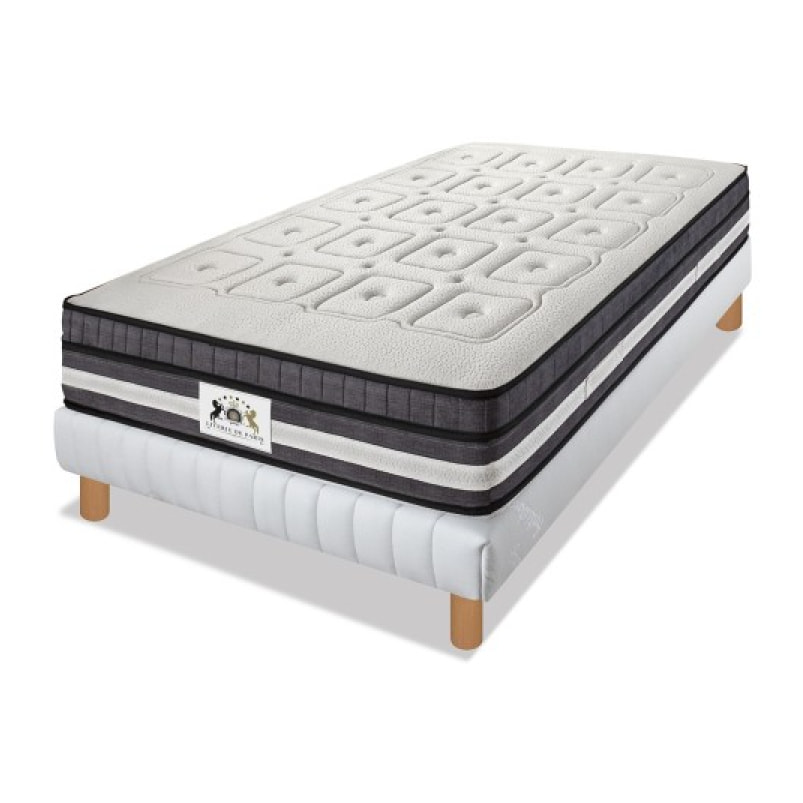 ENSEMBLE LE BRIGHTON - Matelas 1 Place + Sommier