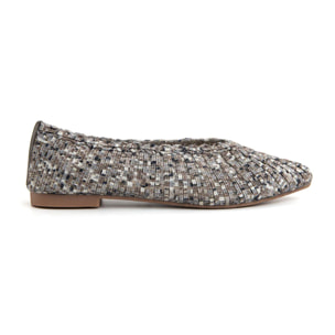 Ballerina texture-chic a punta - GUN
