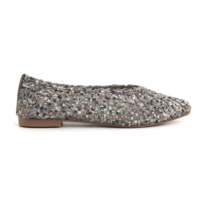 Ballerina texture-chic a punta - GUN