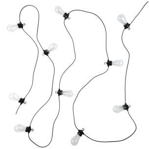 Guirlande Ampoule Transp Exterieur 4m50