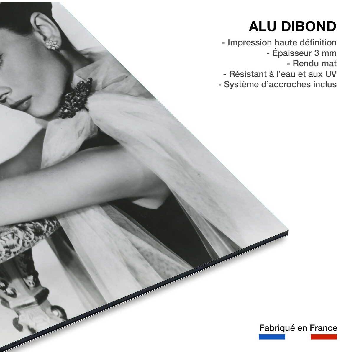 Tableau connu Audrey Hepburn Tableau alu Dibond