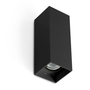 KOV 2L Aplique cuadrado negro 2700K 14°/23°