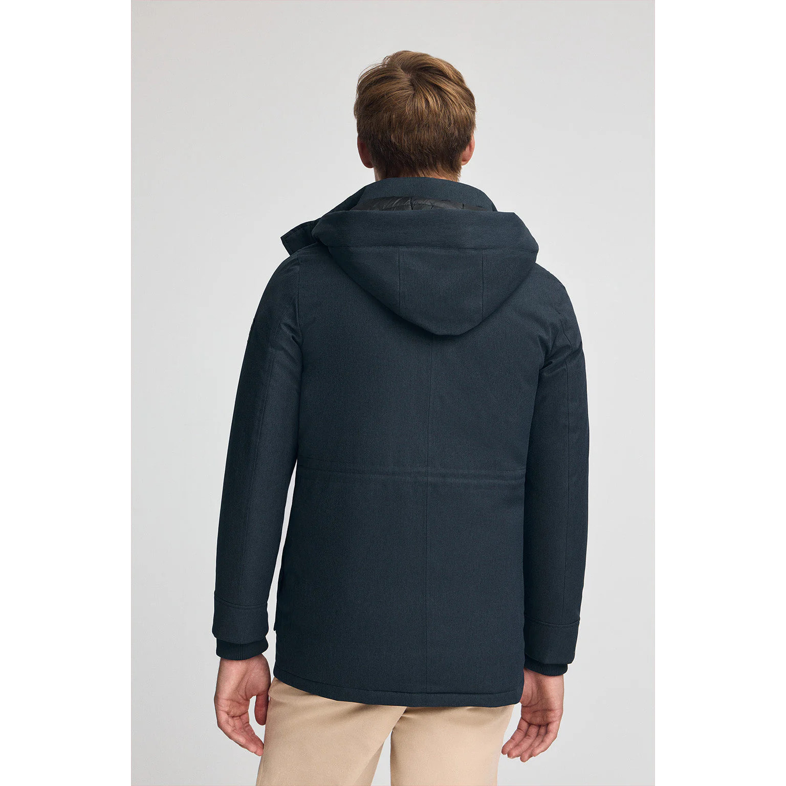 Parka Mitte blu marino con logo Polo Club