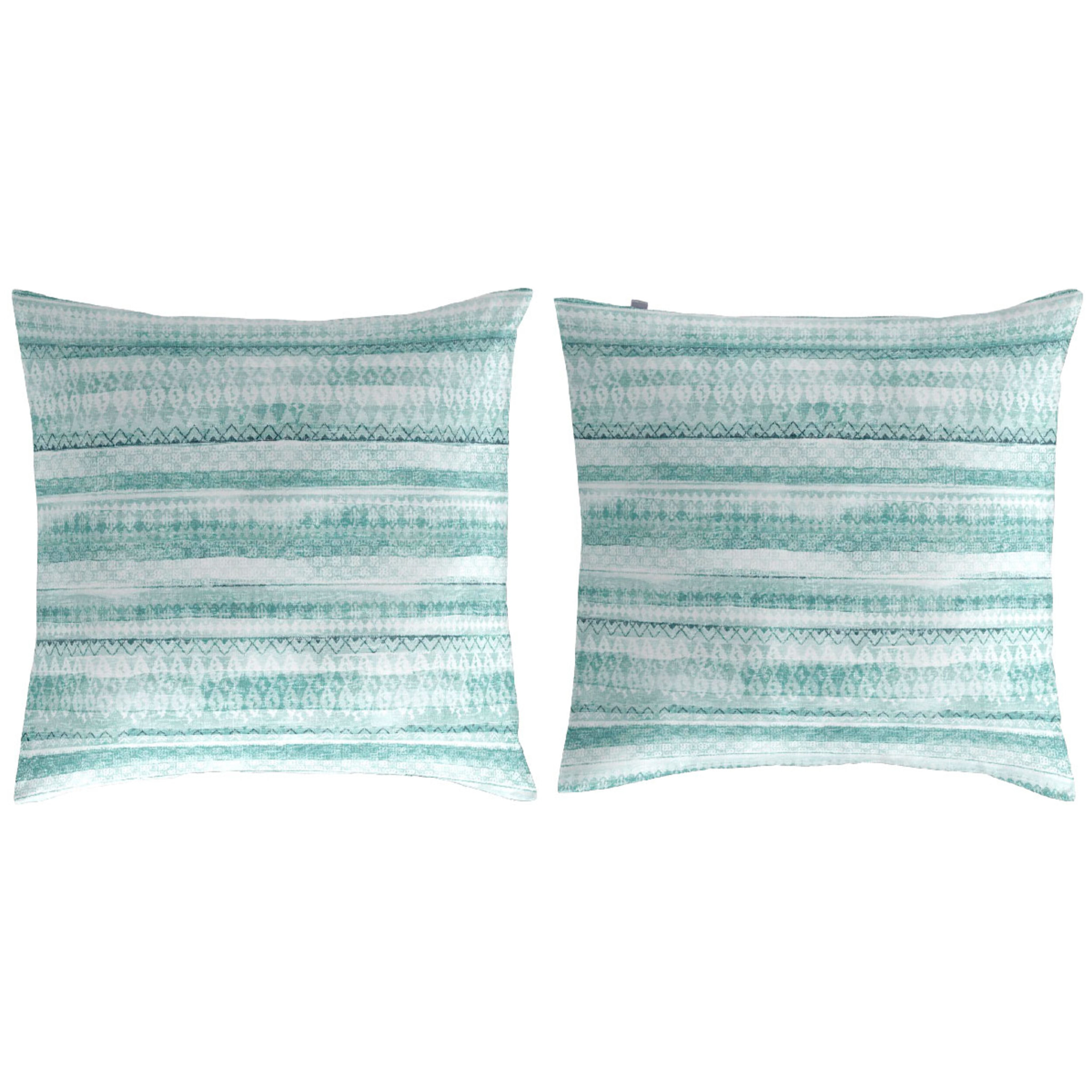2 Taies d'oreiller en coton 65x65 cm TRIBE B