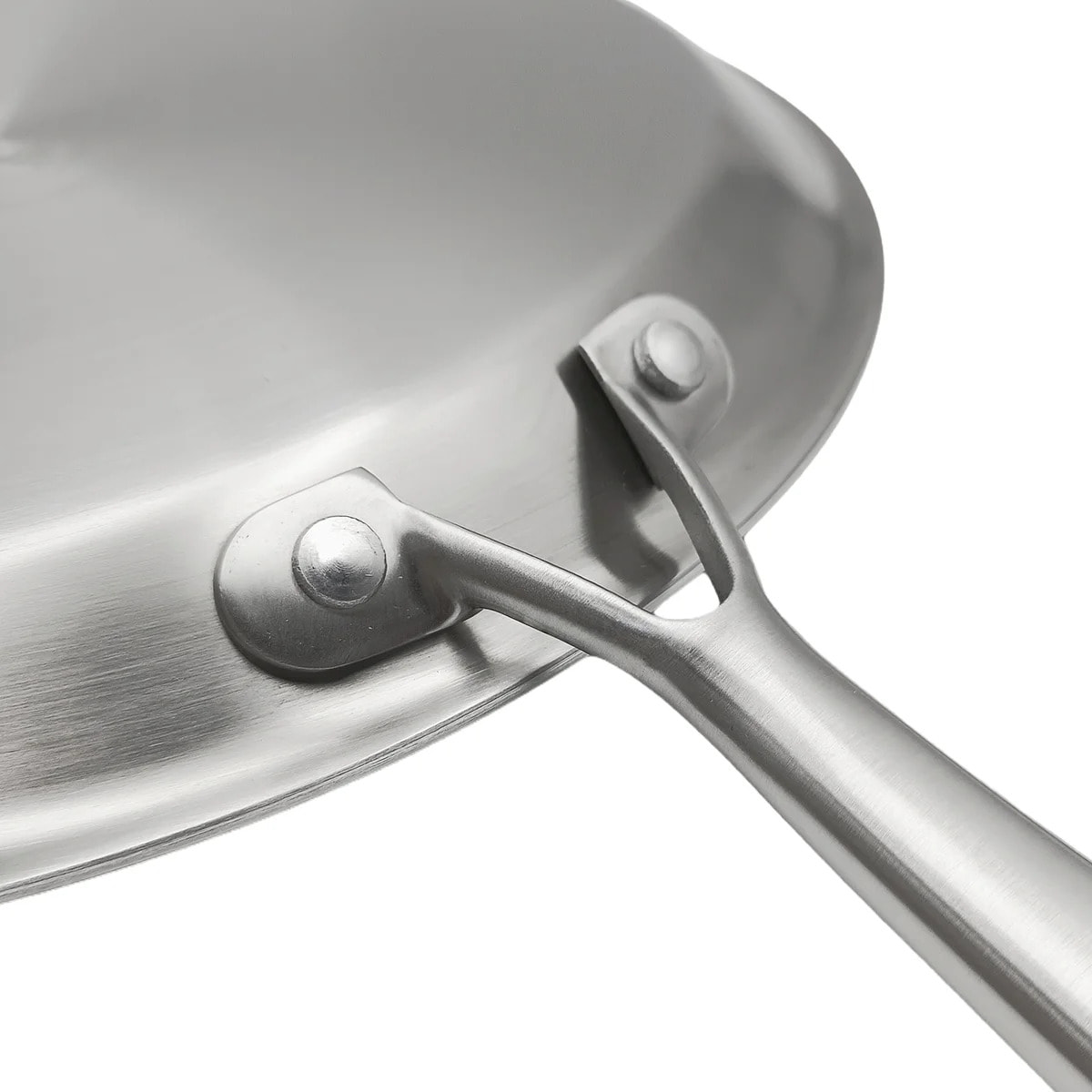 Crêpière 28 cm en inox 18/8 avec fond triplex