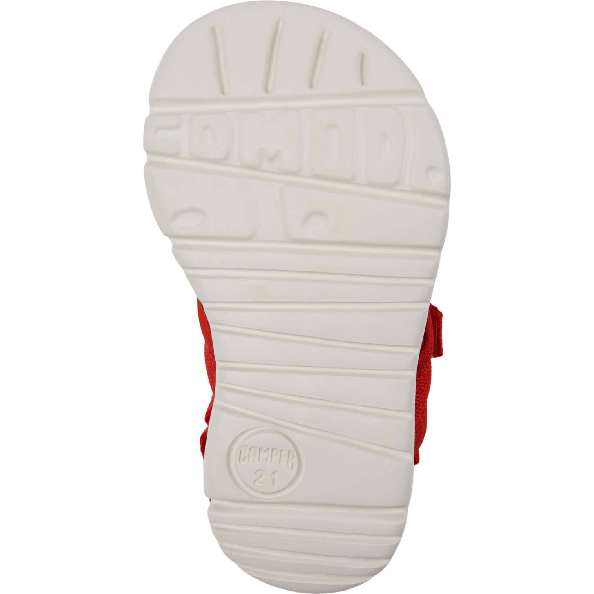 Sandalias - CAMPER Oruga - Rojo - Textil técnico (poliéster reciclado)