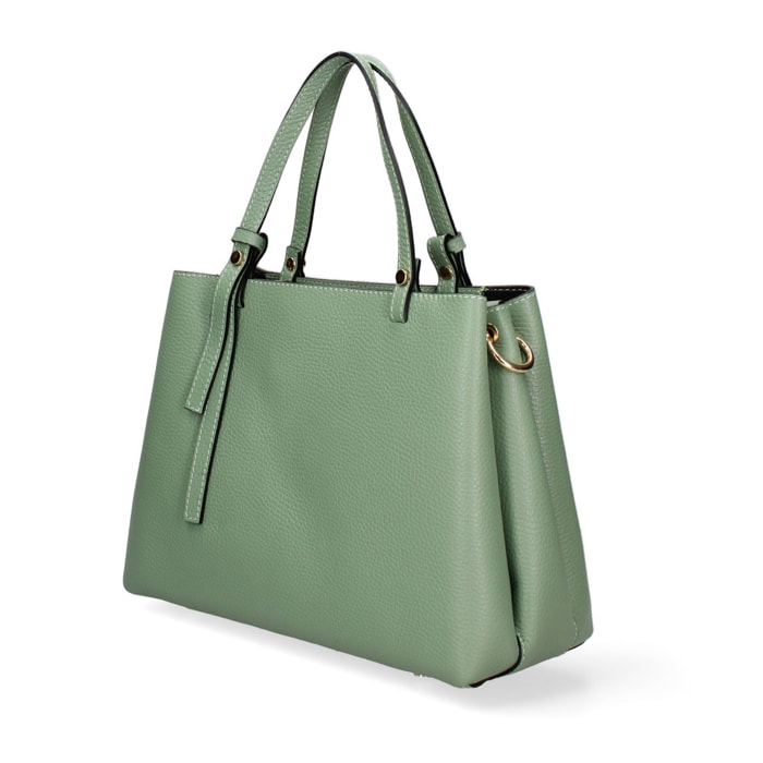 Borsa a mano da donna Made in Italy - Modello Novara Ultra - 100% pelle - 28.0 x 21.0 x 12.0 cm