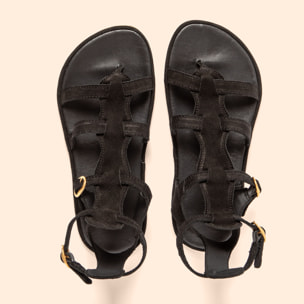 Sandalias N5687 NOBUCK BLACK/ BARE SANDALS color Black