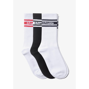 Pack 3 Calcetines DF 3 Stripes Básicos