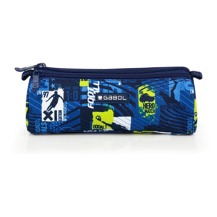 Estuche triple Gabol BALL de futbol y resistente al agua