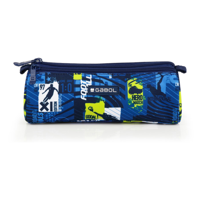 Estuche triple Gabol BALL de futbol y resistente al agua