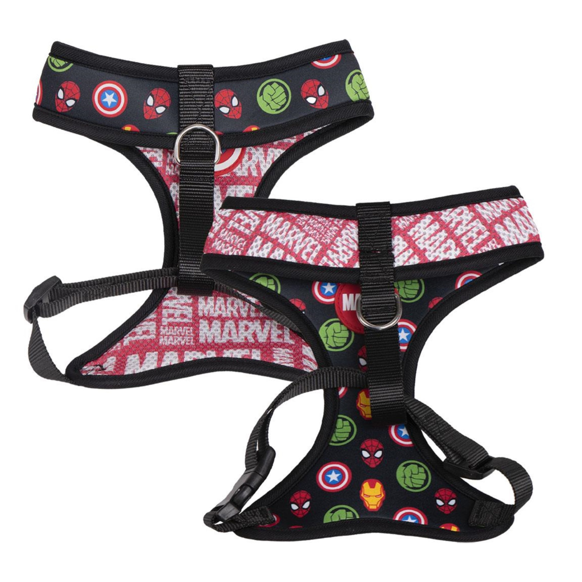 Arnés reversible para perros diseño marvel