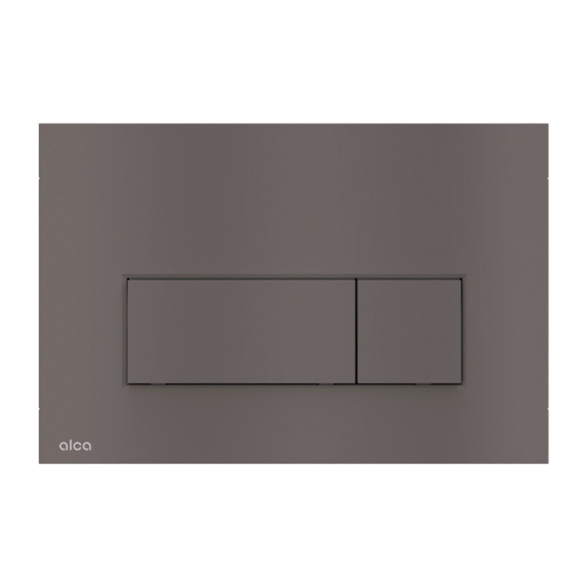 Plaque de commande double touche gun metal  (M57-GM-M)