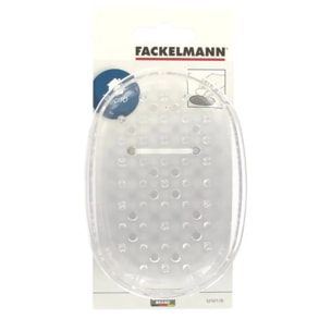 Porte savon en plastique lot de 2, accessoire pratique pour salle de bain dimensions 12,7 x 9 cm Fackelmann Tecno