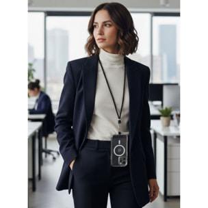 Cordon téléphone ESSENTIELB Amovible Noir