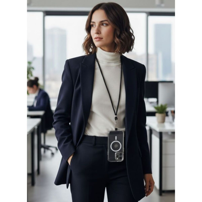 Cordon téléphone ESSENTIELB Amovible Noir
