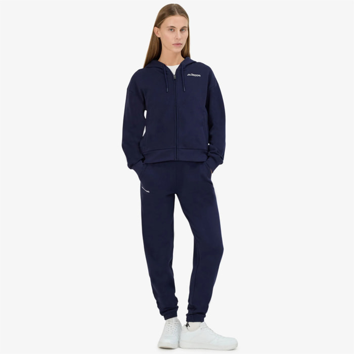 Kappa - Pantaloni Donna Blu - Logo Festa