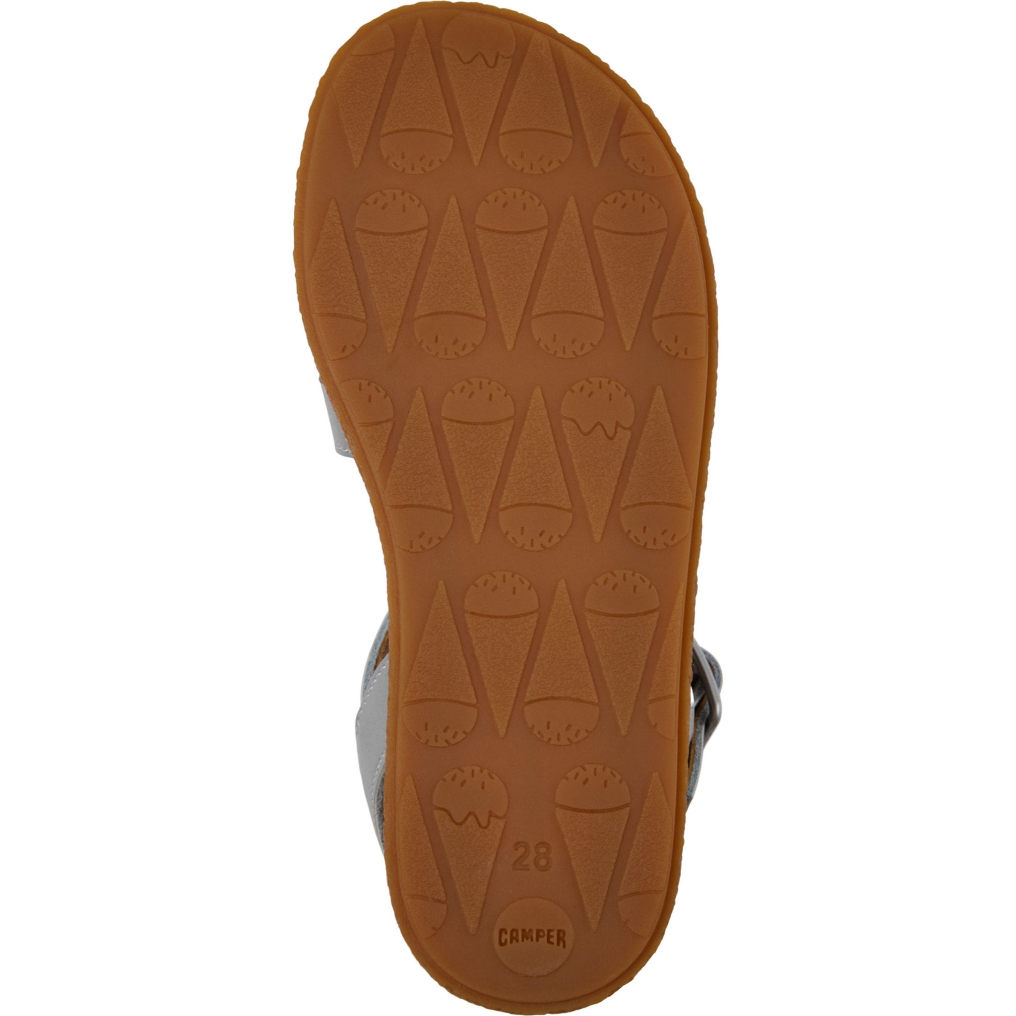 Sandalias - CAMPER Miko - Gris - Cuero liso