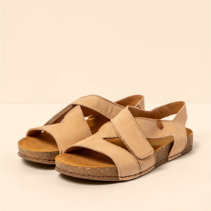 Sandalias N5799 NOBUCK LAVADO CREAM / BALANCE color Cream