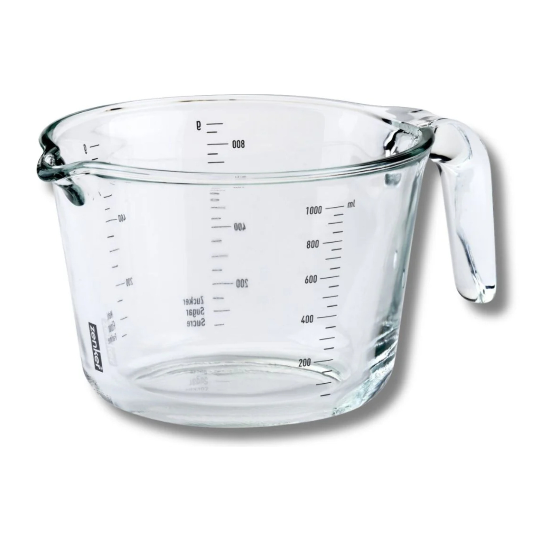 Verre mesureur en verre 1 L Zenker