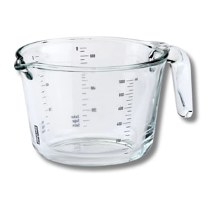 Verre mesureur en verre 1 L Zenker