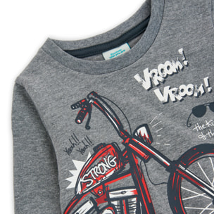 Camiseta punto "motorcycle" de bebé niño