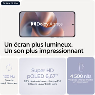 Smartphone MOTOROLA G86 Violet 256Go