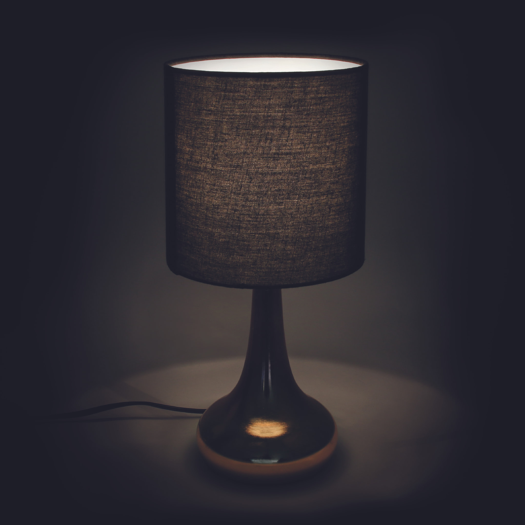 Lampe Touch Dore Noir