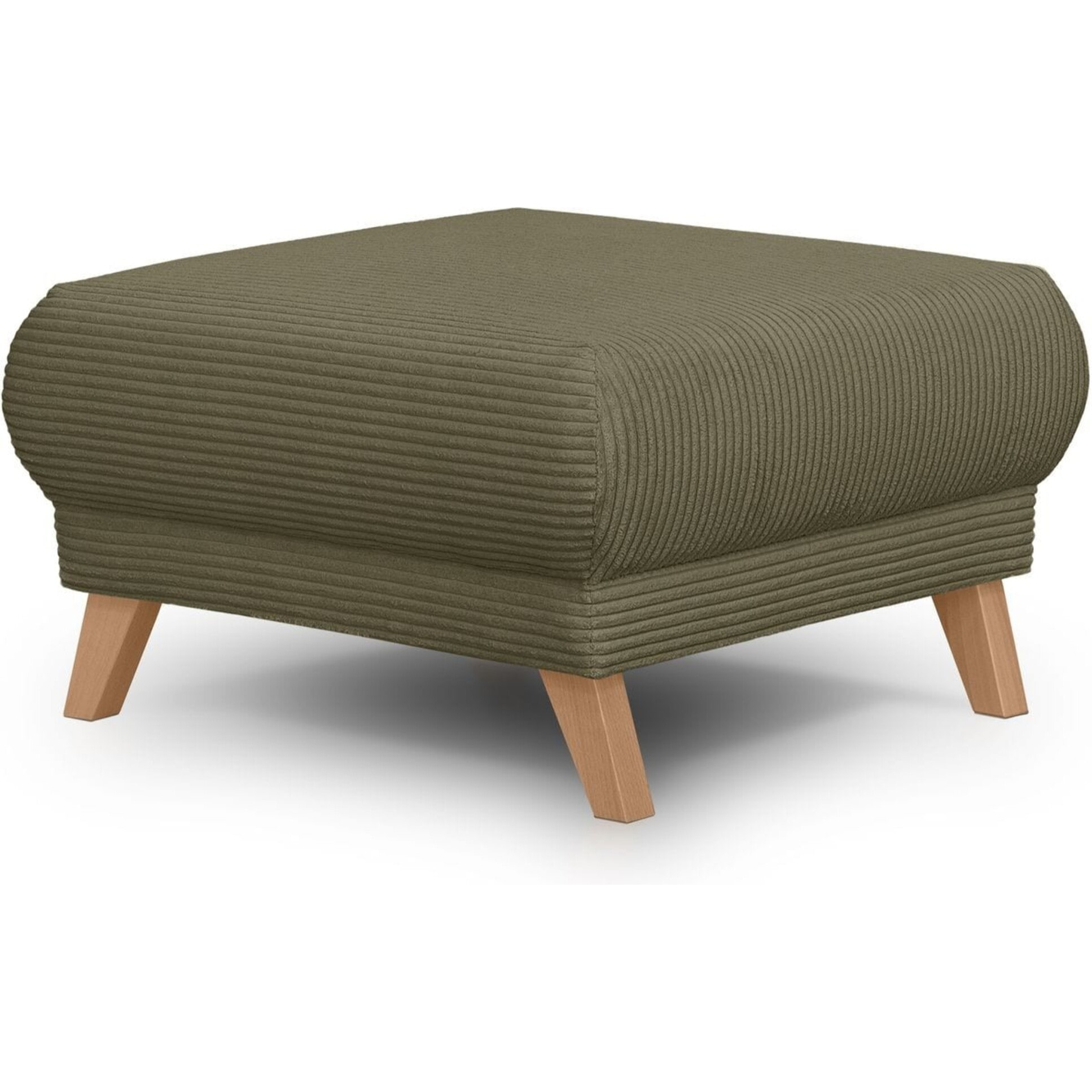 Pouf en velours côtelé - LARIA
