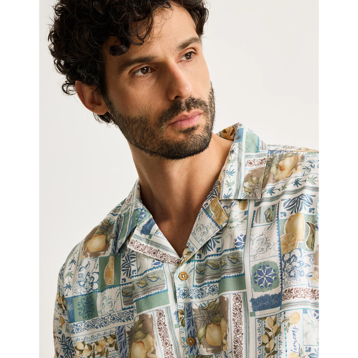 Camisa Manga Corta Blanco - Mosaix