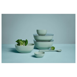 Saladier MEPAL Silueta avec couvercle Nordic Sage 5L