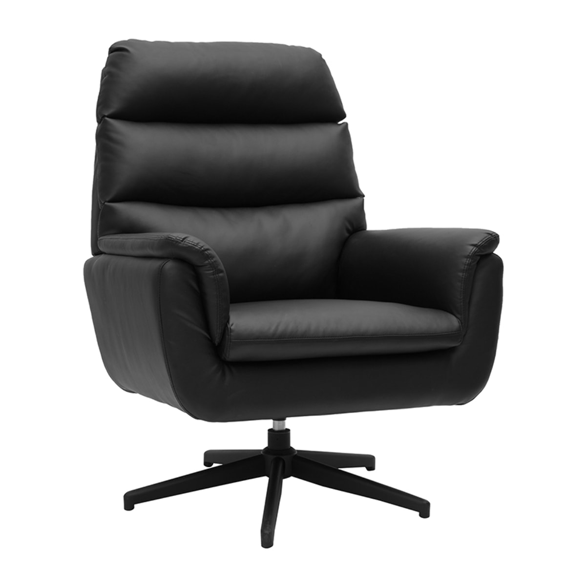 Fauteuil pivotant noir JONAH