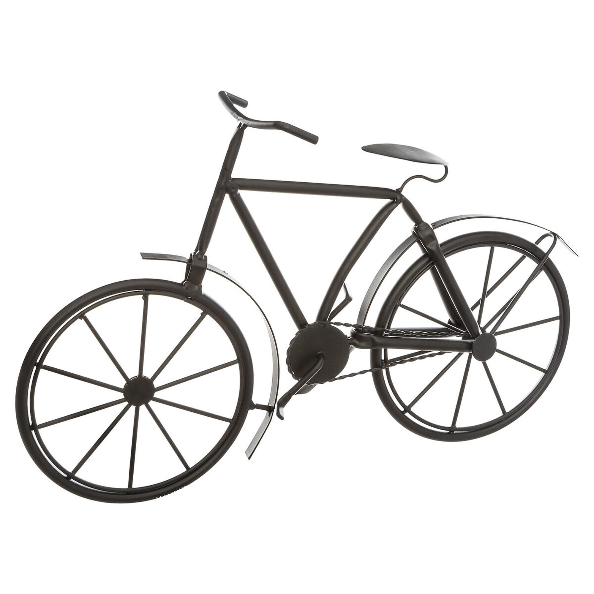 Bicicleta "Loft" Negra 27 x 12,5 x 41,5 cm