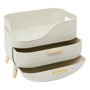 Organiseur Alba beige L26cm