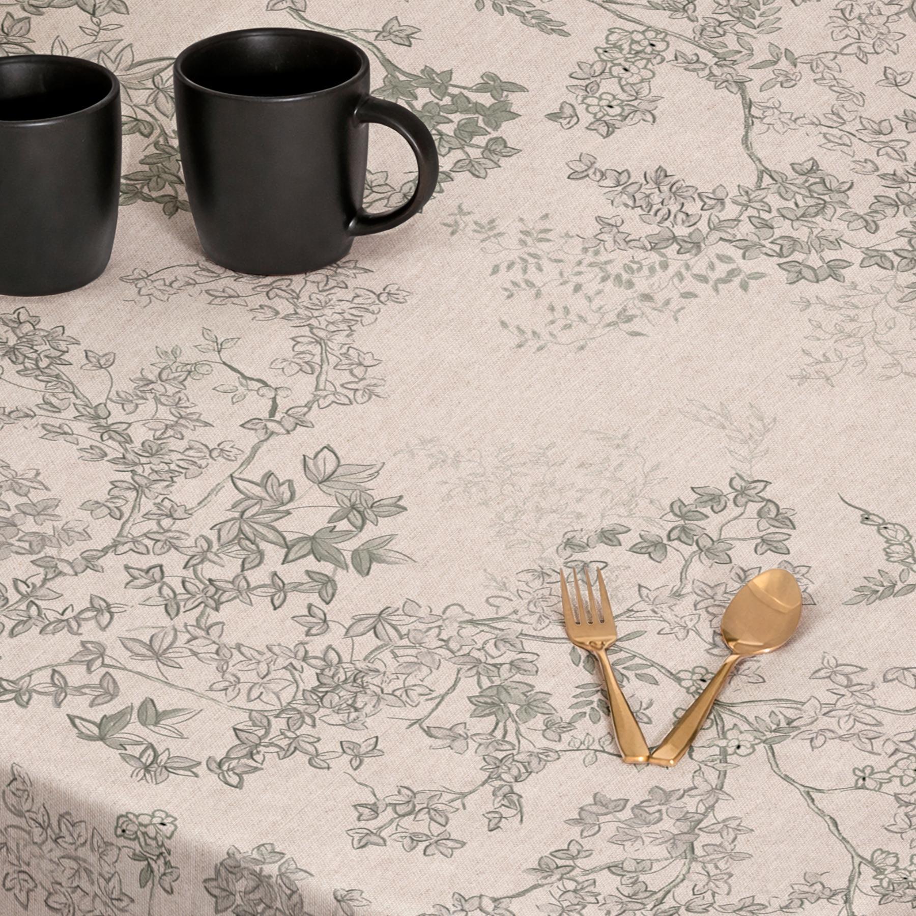 Nappe anti-taches SOMA GRIS CLAIR - en 100 % coton