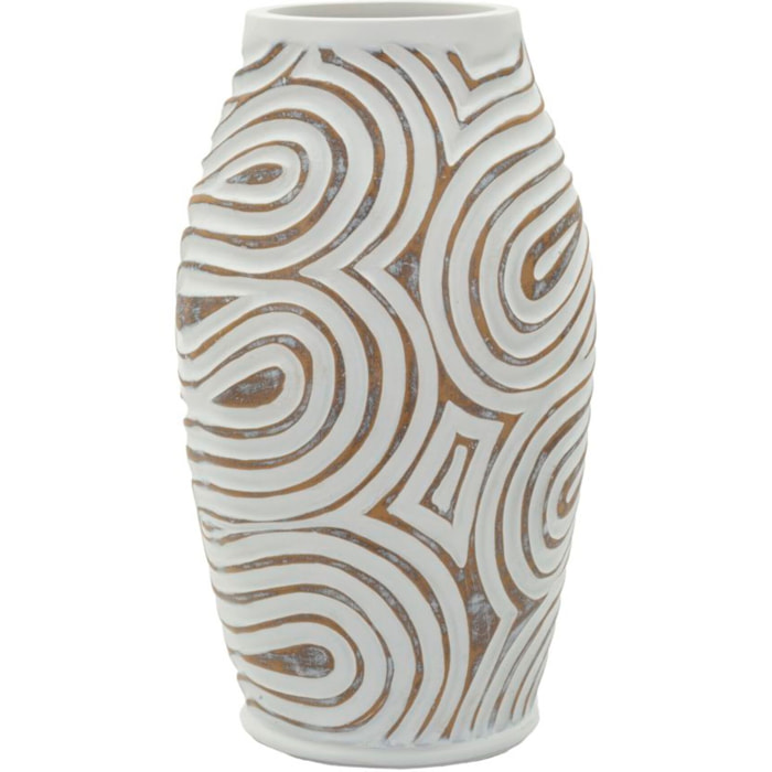 VASO RESINA OBLIX CM Ø 19,5X35 (APERTURA CM Ø 10,5)