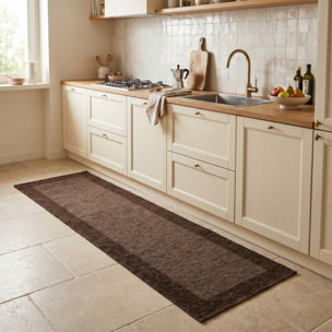 Tappeto Cucina Antiscivolo Made in Italy Lavabile in Lavatrice, Passatoia in Ciniglia con Retro Gommato, Morbida e Resistente, Ideale per Cucina, Ingresso e Corridoio