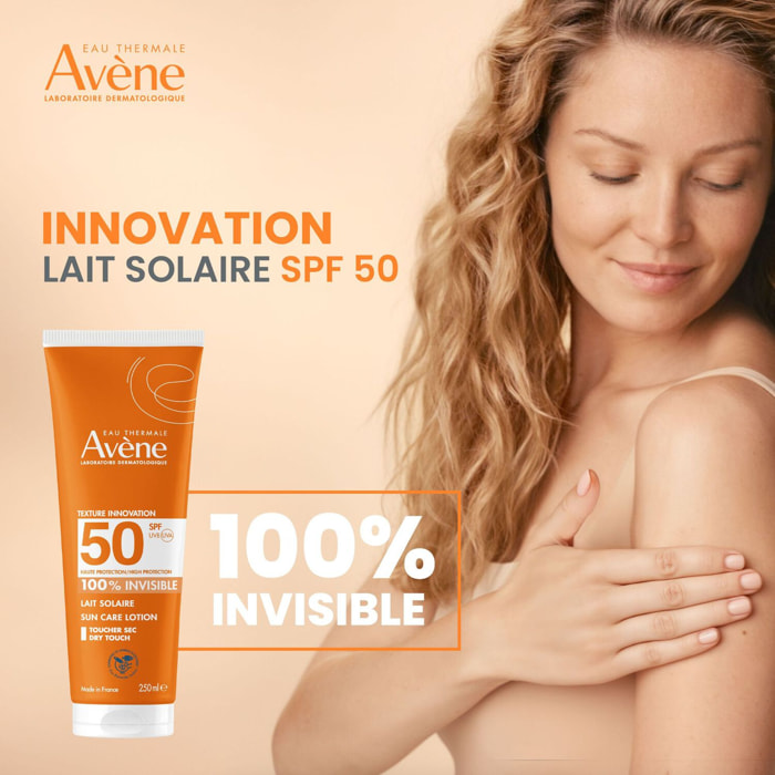 Lait Solaire SPF50 - Lait Visage & Corps SPF 50+ - Peaux Sensibles 250 ml