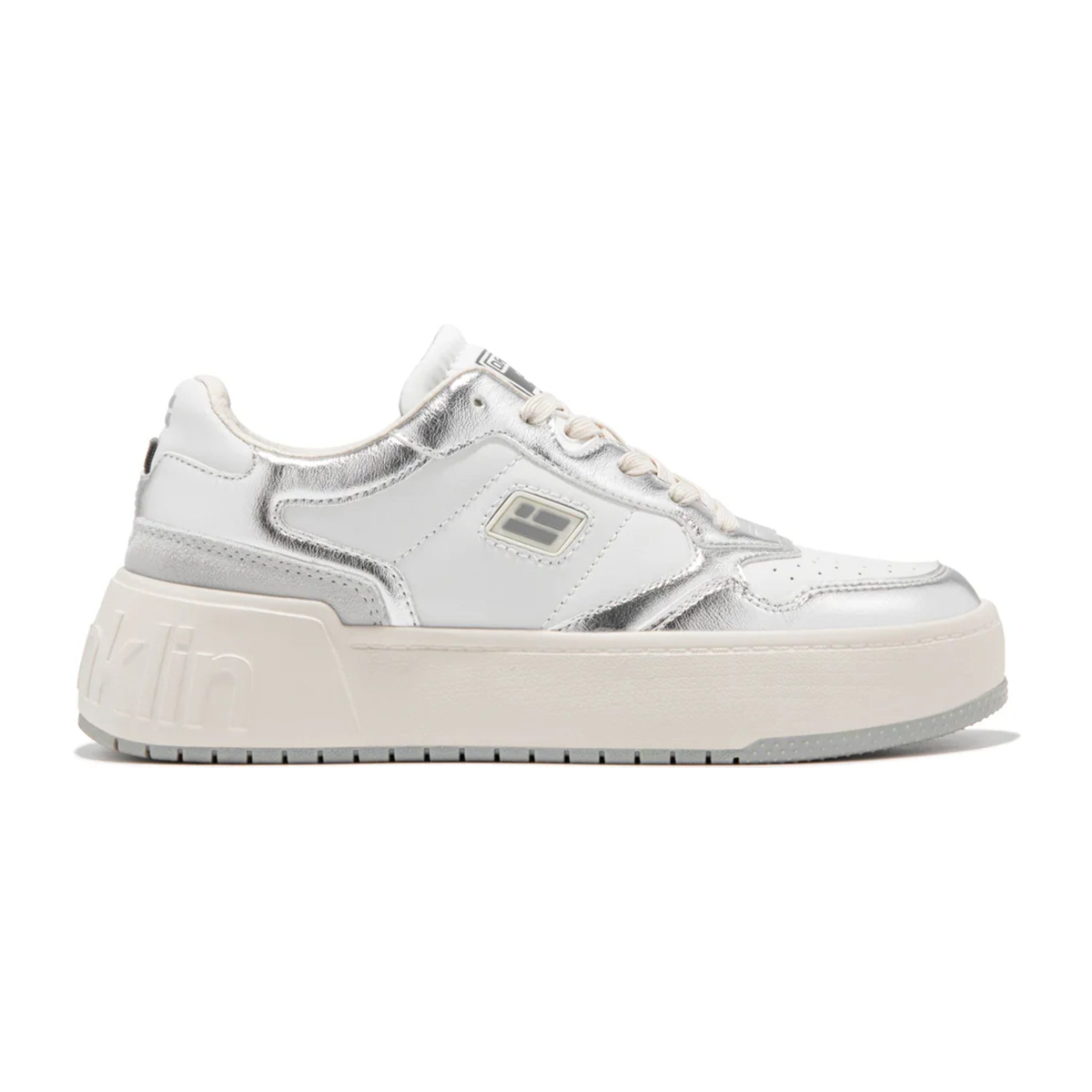 Zapatillas Deportivas Mujer Court Flag Blanco / Plata D.Franklin