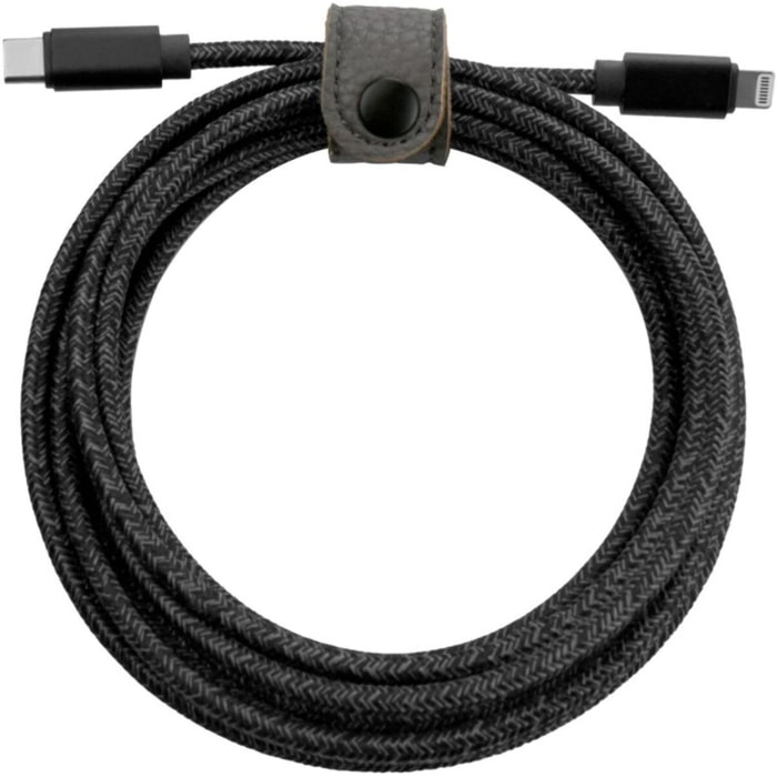 Câble Lightning ADEQWAT vers USB-C 3M Noir