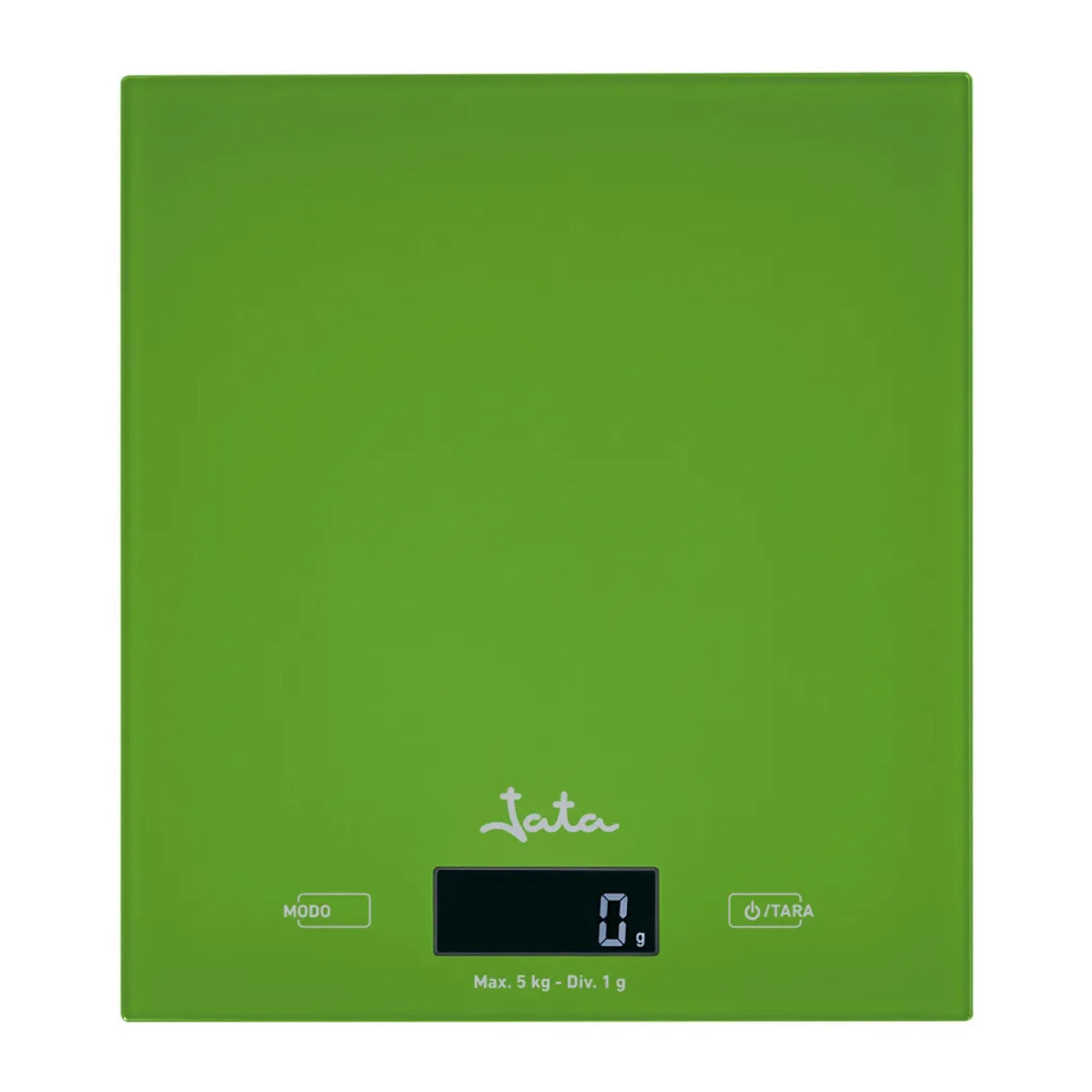 Báscula de cocina JATA 729V hasta 5 kg. Alta precisión. Función de tara. Visor LCD