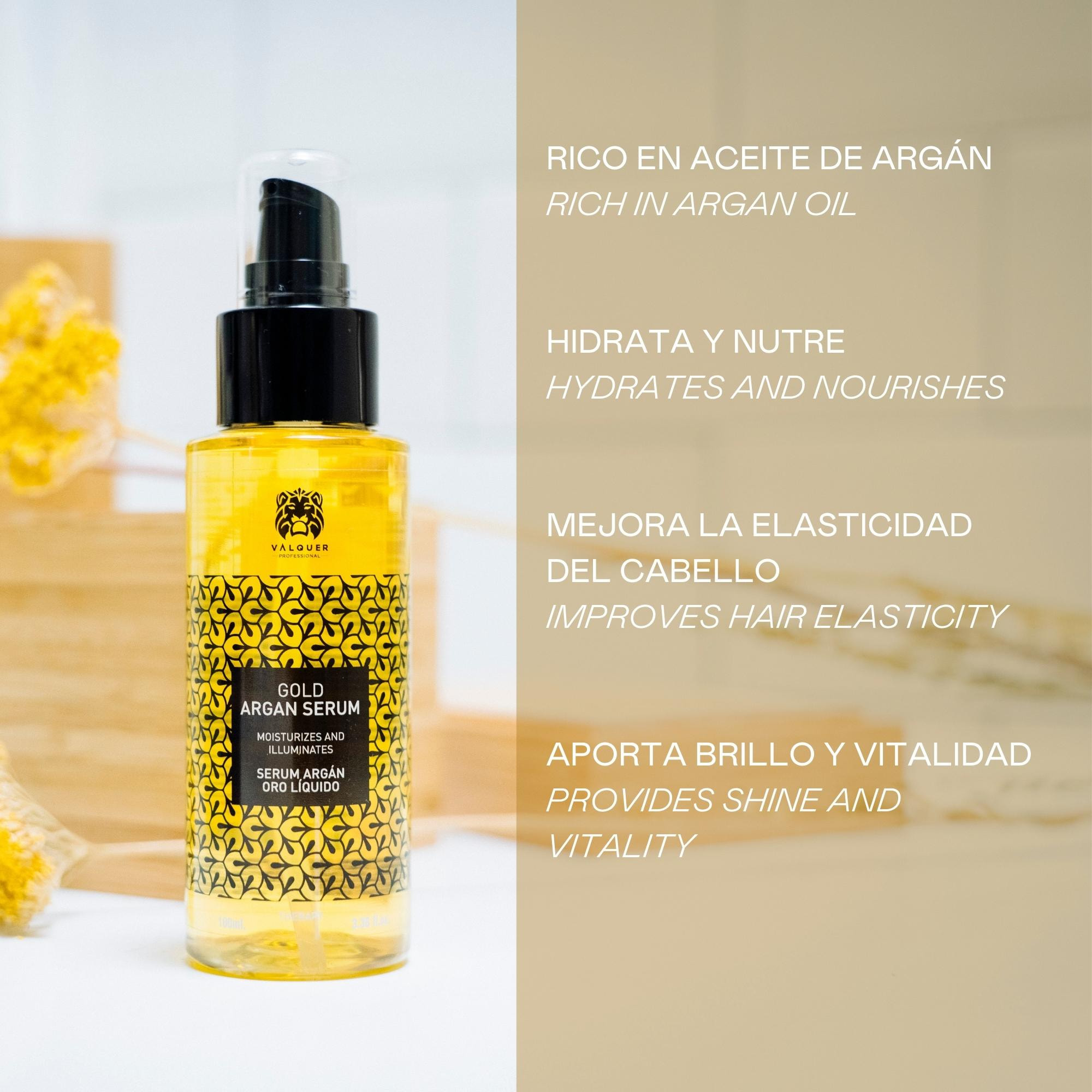 Valquer Serum capilar oro líquido de Argán - 100 ml