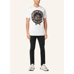 PHILIPP PLEIN Camiseta de cuello redondo y manga corta MONEY