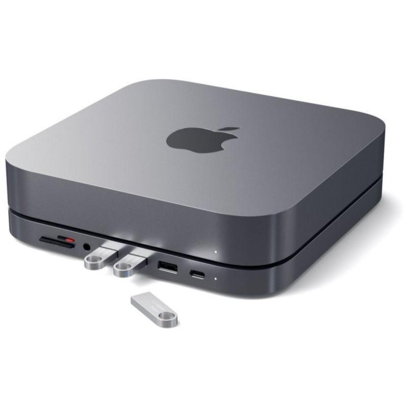 Station d'accueil SATECHI USB-C pour Mac mini gris
