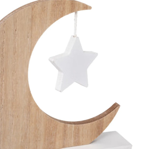 Cadre photo enfant "Lune" blanc 10x15cm