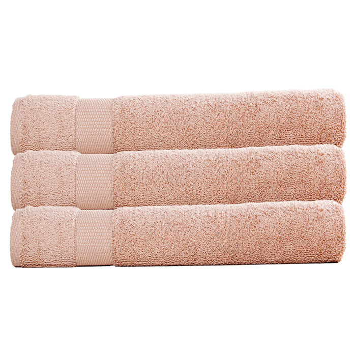 Lot de 3 serviettes éponge 500 gr/m2