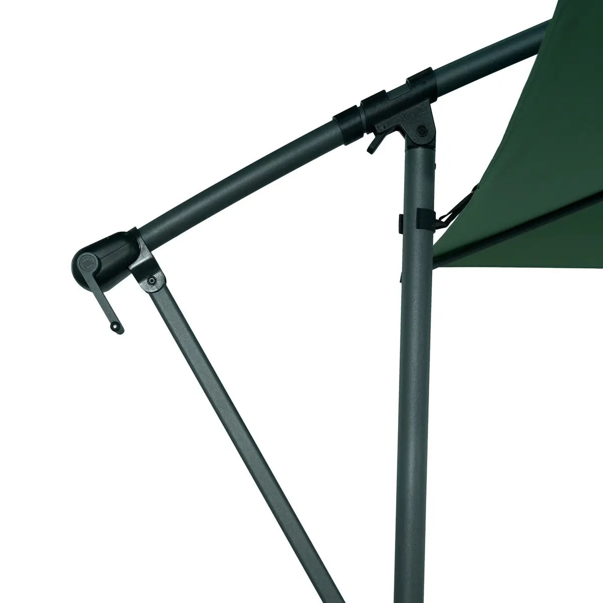 Parasol déporté rond Manoa 3m vert olive