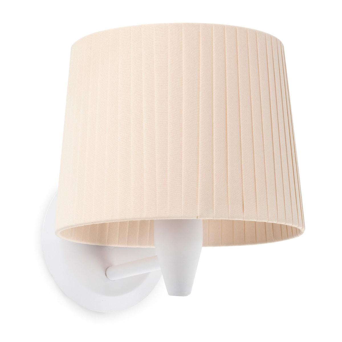 SAMBA Lampe applique blanc/enrubanné beige