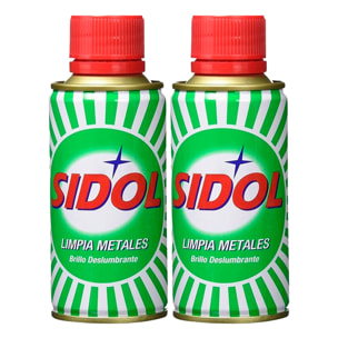 Limpiametales Sidol 300ml, Pack 2 unidades x 150ml