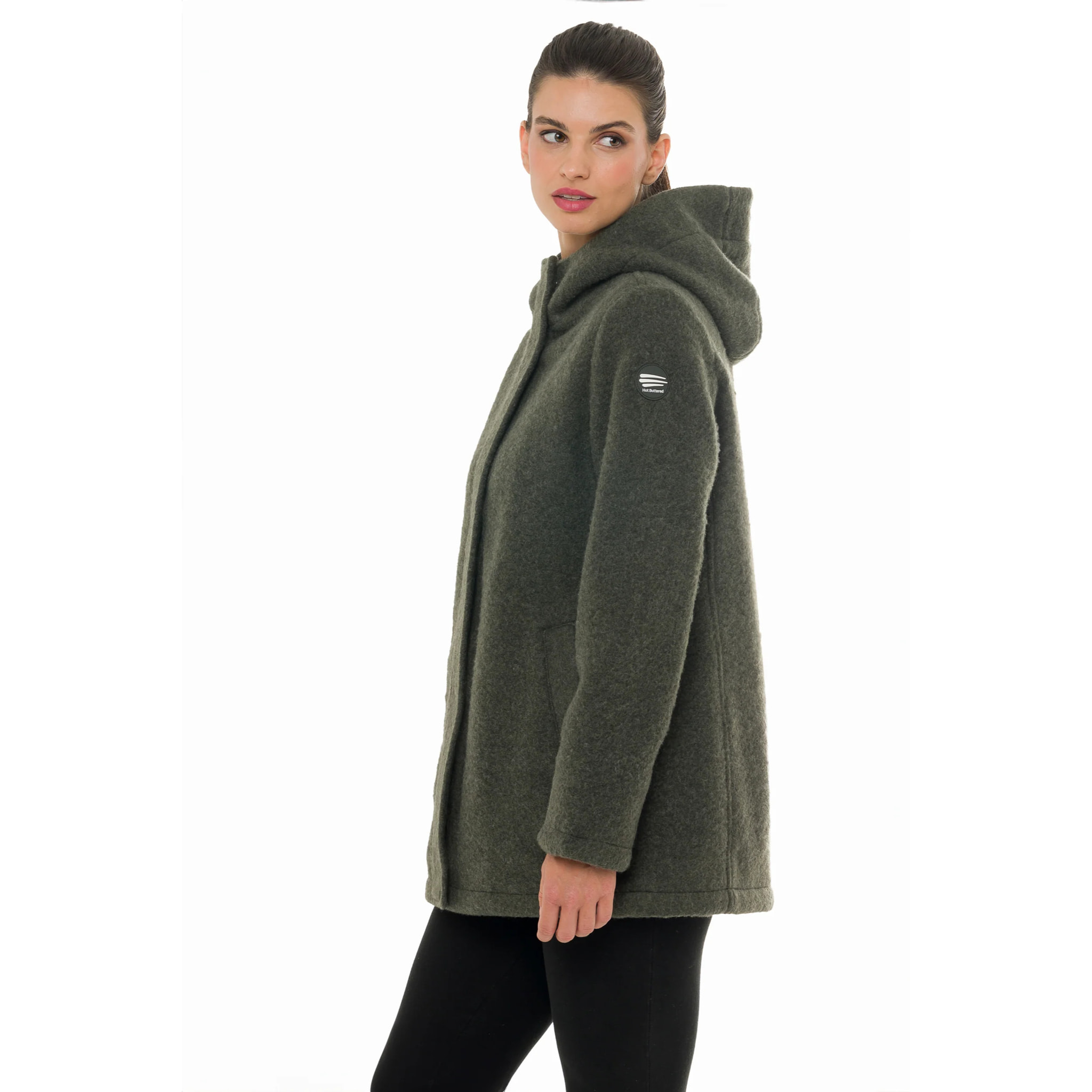 Cappotto JAIPUR imbottito verde